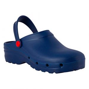 REPOSA Light Shock Sabots infermiere, Chaussures infirmières Chaussures de santé EVA réticulées Confortables et légères, Tige fermée, Trous latéraux, Semelle Anatomique