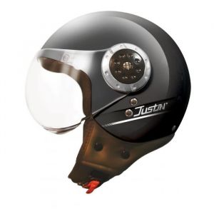 Casque jet Torx Justin Black Matt noir mat Taille XS 53-54cm pour