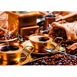 Bluebird Puzzle Puzzle Black Coffee in Oriental Style