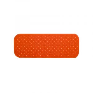 MSV M S V Tapis Fond de baignoire antidérapant Caoutchouc CLASS 36x97cm Orange