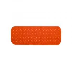 Image de MSV M S V Tapis Fond de baignoire antidérapant Caoutchouc CLASS 36x97cm Orange