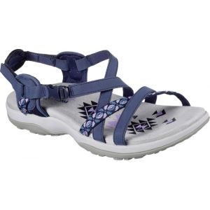 Image de Skechers Reggae Slim-Vacay, Sandales Bride arrière Femme, Bleu