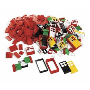 Lego 9386 - Basic : Bo&icirc;te de compl&eacute;ment portes, fen&ecirc;tres et ch&acirc;ssis  278 pi&egrave;ces