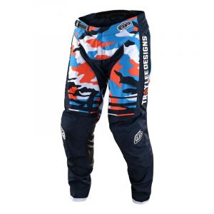 Troy Lee Designs Pantalons Gp Formula Camo 24 Navy / Orange