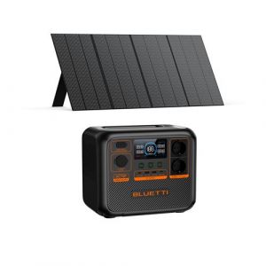 BLUETTI AC70P Générateur Électrique avec PV350 Panneau Solaire, 864Wh Batterie LiFePO4, 2 Sorites CA 1000W (2000W Puissance de levage), AC70,EB70 version améliorée