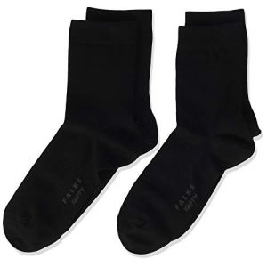 Falke Homme Happy 2-pack K So Chaussettes, Noir (Sortiment 10), 23-26 EU