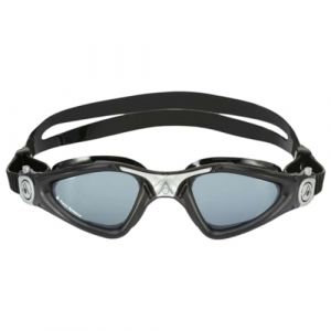 Aquasphere Kayenne Lunettes de Natation Adulte Unisexe, Verre Teint&eacute;-Noir/Argent, Taille Unique