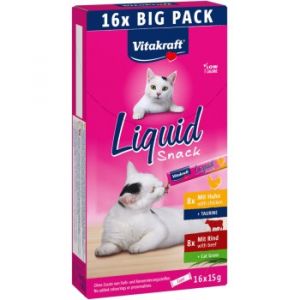 Vitakraft Multipack de friandises liquides pour chat, friandises pour chats