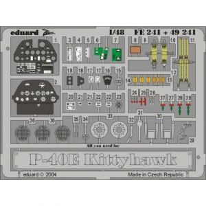 Eduard MAQUETTE P 40E KITTYHAWK AMT 1/48 FE241