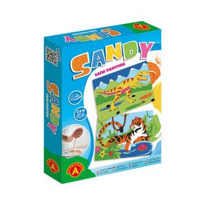 Sandy Jeux d'imagination dinosaures et tigres