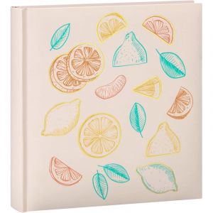 AC-Déco Album photos à pochettes 11.5 x 15 cm 'Agrumes" - 200 photos - Beige