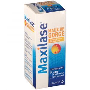 Sanofi Maxilase&reg; Maux de Gorge - 125 ml Sirop