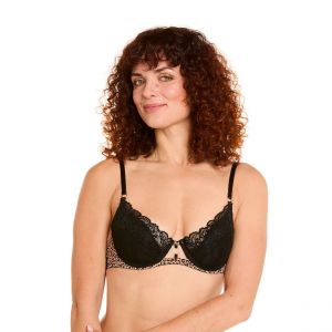 Pomm'Poire Rembourrés Soutien-gorge ampliforme coque moulée noir Samsara