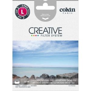 Image de Cokin Filtre Z121M Dégradé Gris G2 Medium ND4 (0.6)