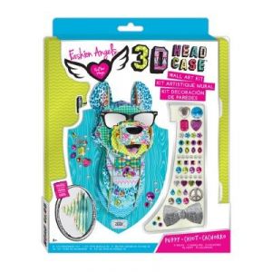 Lansay Kit tête d'animal 3D Zeek le chien à monter Fashion Angels