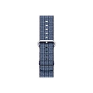 Apple 42mm Woven Nylon Band - Bracelet de montre bleu nuit pour Watch (MPW82ZM/A)