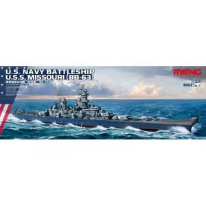 Meng Maquette Bateau U.s. Navy Battleship U.s.s. Missouri (bb-63)