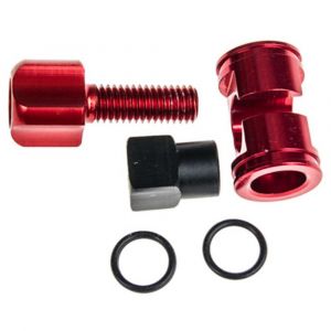 Sram Shorty Ultimate Cable Adjuster And Barrel Service Kit One Size Black / Red