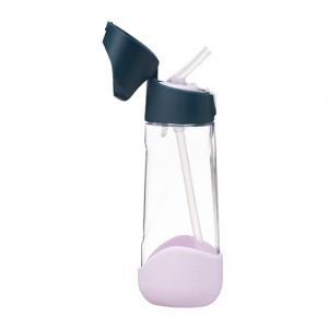 B.Box Bottle with Straw gourde avec paille Indigo Rose 600 ml