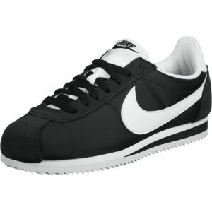 Image de Nike WMNS Classic Cortez Nylon, Chaussures de Running Entrainement Fille, Noir (Black/White), 36 EU