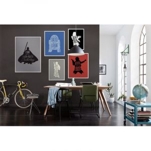 Image de Affiche Art Star Wars Silhouette Quotes Vader 30x40cm,