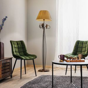 Lampadaire QUERCIA Métal,Verre Bronze,Vert