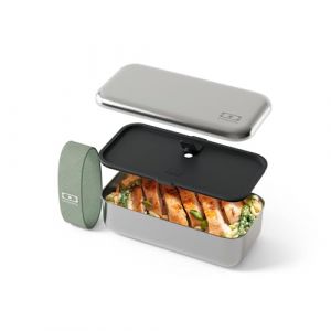 monbento Lunch box en métal 700ml vert natural