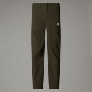 The North Face Pantalons Exploration Regular Tapered - pour Hommes - Légers, Sèche-Vite, Pantalons de Randonnée Déperlant - New Taupe Green, 46