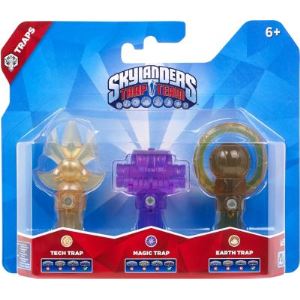 Activision Pack figurine Skylanders : Trap Team - Scepter Tech + Logolder Magic + Orb Earth