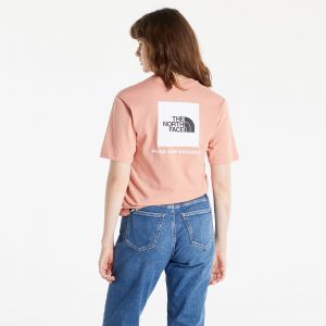 The North Face T-shirt Redbox Coupe Boyfriend Pour Femme Rose Dawn Taille XS