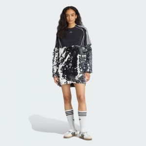 Adidas Originals Robe Mini Paillettes Adilenium Season4 Teamgeist, pointure Small - Taille Small