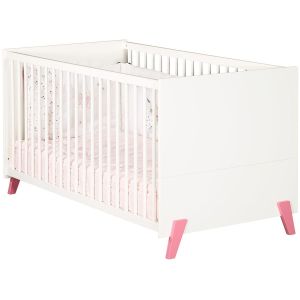 Image de Baby Price Lit bébé évolutif Little Big Bed 140x70cm JOY coloris rose