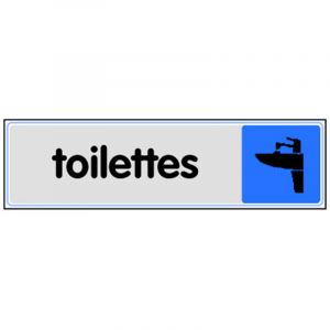 Image de Novap PLAQUE PLEXI COULEUR TOILETTES -