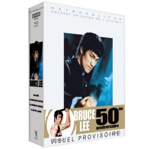 Bruce Lee-Coffret 50ème Anniversaire : big Boss vaincre + la Fureur du Dragon + Le Jeu de la Mort [4K Ultra HD]