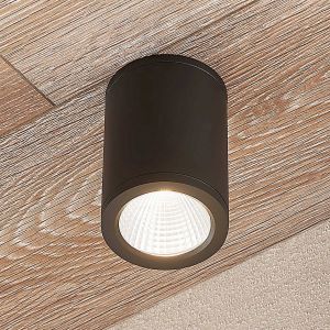 Led Plafonnier extérieur 'Embla' en aluminium - gris foncé
