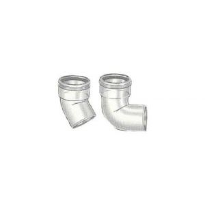Ubbink Coude PPTL Ø 110 CHEMILUX SIMPLE PAROI - Coude à 87° -