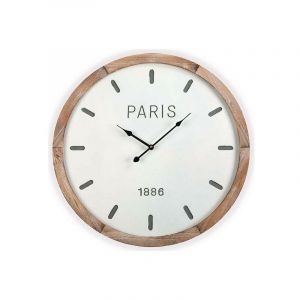 Image de Versa Horloge murale bois scandinave diamétre 60 cm