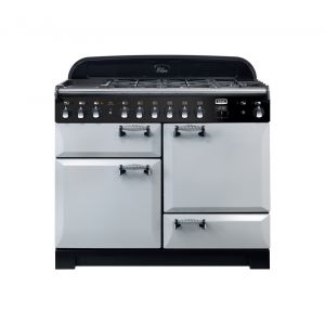 Falcon Piano de cuisson ELAN DELUXE Mixte 110CM GRIS PERLE/CHROME ELA110DFRP/-EU