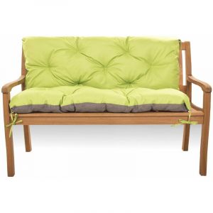 Coussin pour banc extérieur 110 x 60 x 50cm, Coussin pour banc de Jardin, Chaux Setgarden multicolour