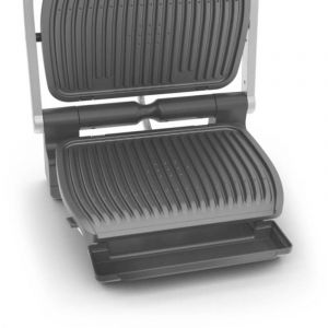 Tefal GC707D &eacute;lectrique Grill &agrave; contact acier inoxydable, noir