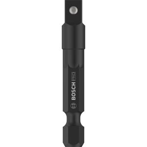 Bosch Adaptateur pour douille avec bille de maintien PRO Socket Adapter, 1/4", 50 mm