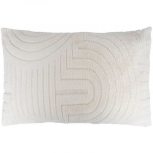 Atmosphera Coussin Arka ivoire 80x50cm créateur d'intérieur