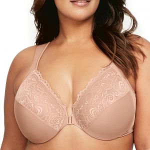 Image de Glamorise Vorderverschluss-WonderWire-BH - Cappuccino Unterwäsche 1 ct Damen (57.89 € / 1 ct)