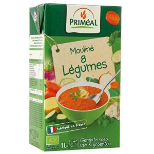 Priméal Mouliné 8 légumes bio en brique de 1 L