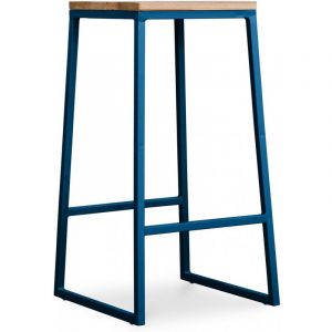 Image de Privatefloor Tabouret Big Boy 76cm Bleu Foncé