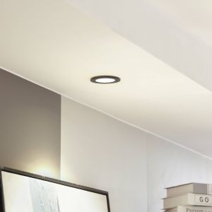 LED Spot encastrable à intensité variable 'Aryx' en aluminium pour salon & salle à manger - noir