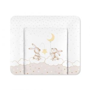 Julius Z&ouml;llner Softy Matelas &agrave; langer, 85 x 75 cm, imperm&eacute;able et lavable, fabriqu&eacute; en Allemagne, certifi&eacute; Oeko-Tex Standard 100, motif lapin de r&ecirc;ve