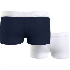 Image de Calvin Klein 2PK Trunks sous-vêtement, Pvhwhite/Navyiris, 8/10/2020 Garçon