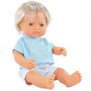 Miniland Baby Poupée garçon européen (38 cm)