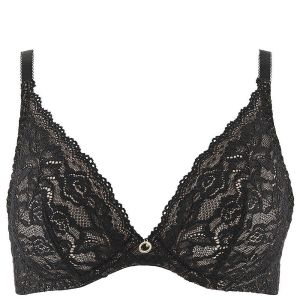 Aubade Soutien-gorge Triangle, Bretelles Réglables, ROSESSENCE, Noir, Taille : 85D, HK12_NOIR